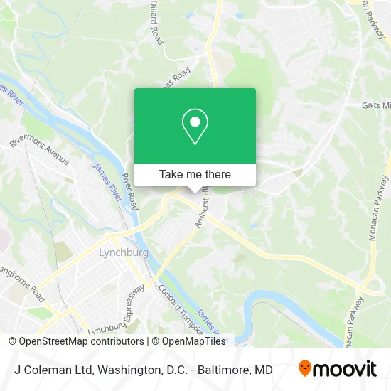 J Coleman Ltd map