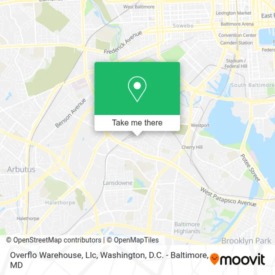 Overflo Warehouse, Llc map