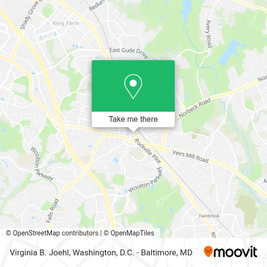 Virginia B. Joehl map