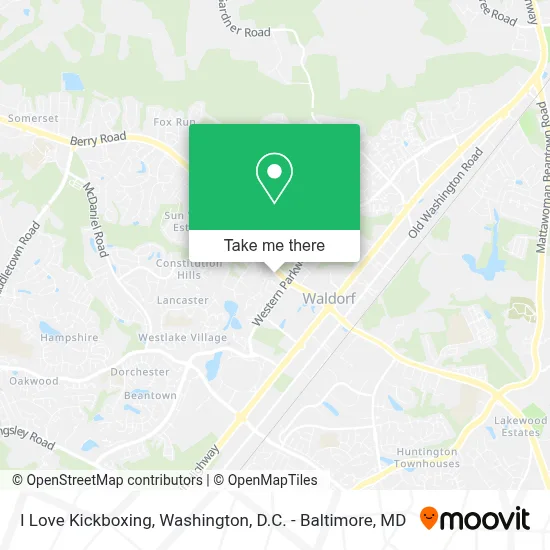 I Love Kickboxing map