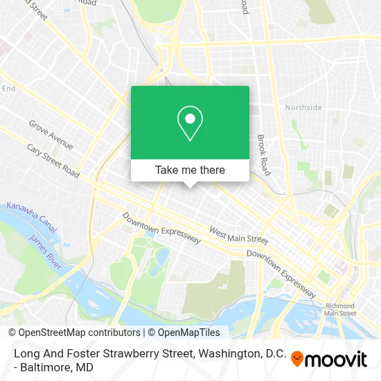 Long And Foster Strawberry Street map