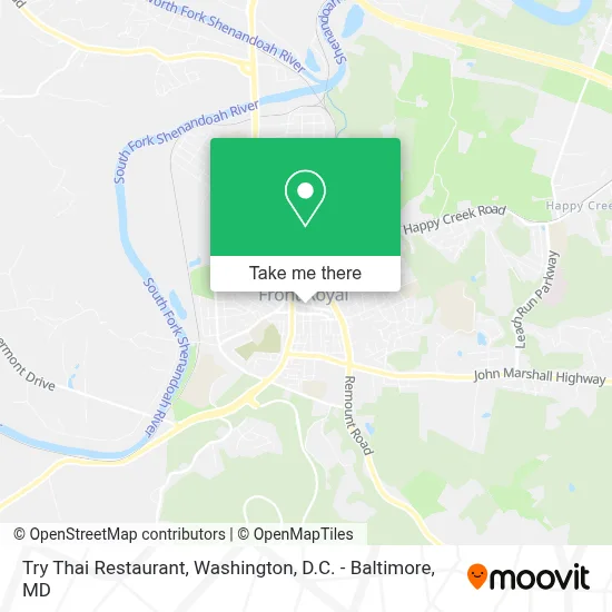 Try Thai Restaurant map