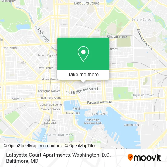 Lafayette Court Apartments map