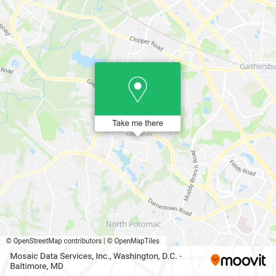 Mosaic Data Services, Inc. map