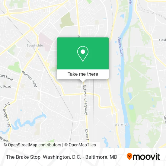 The Brake Stop map