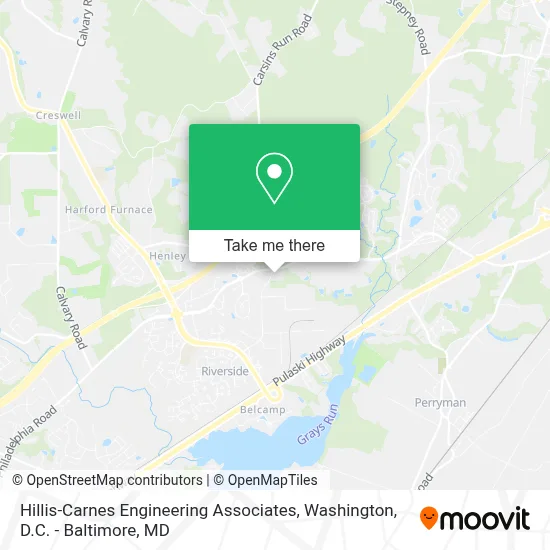 Hillis-Carnes Engineering Associates map