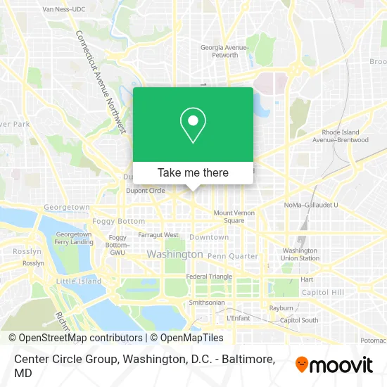 Center Circle Group map