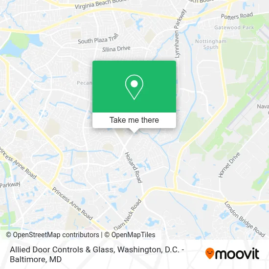Allied Door Controls & Glass map