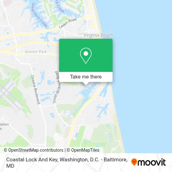 Coastal Lock And Key map