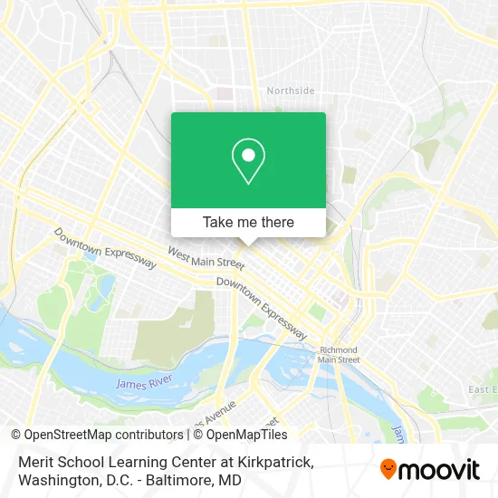 Merit School Learning Center at Kirkpatrick map