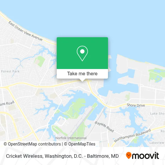 Cricket Wireless map