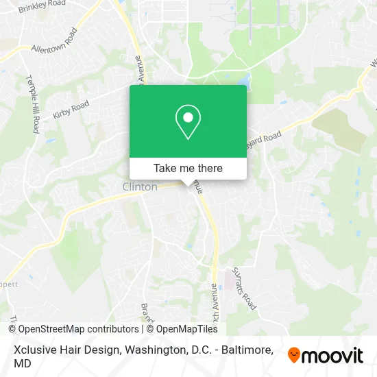 Xclusive Hair Design map