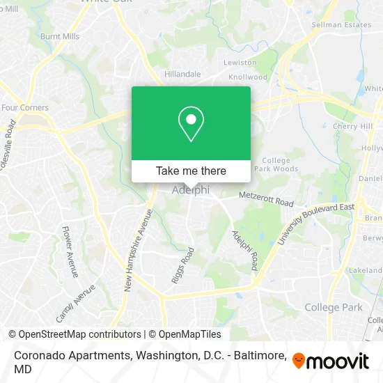 Coronado Apartments map