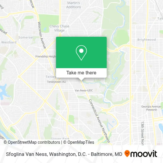 Sfoglina Van Ness map