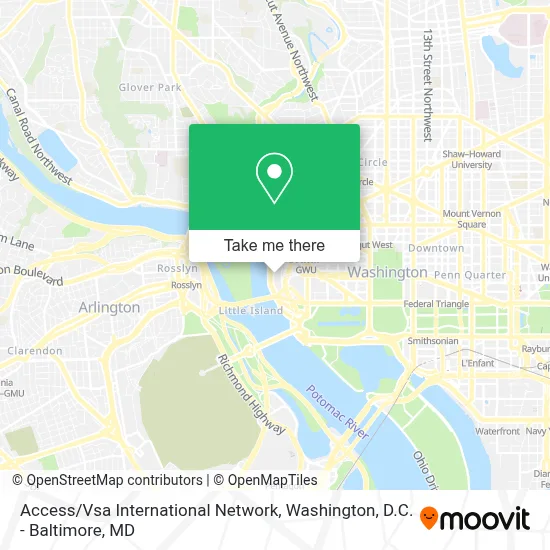 Access / Vsa International Network map