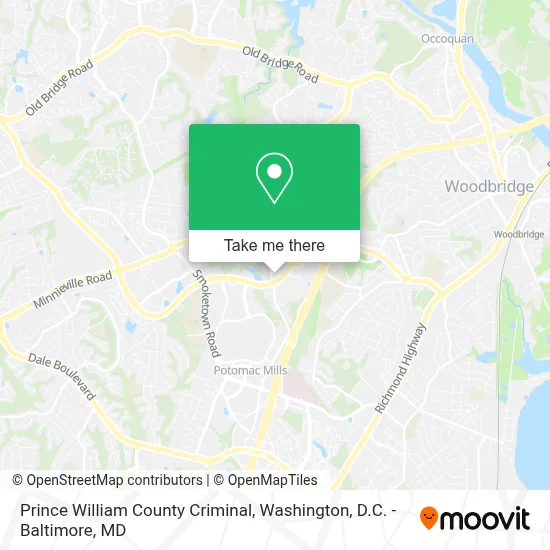 Prince William County Criminal map