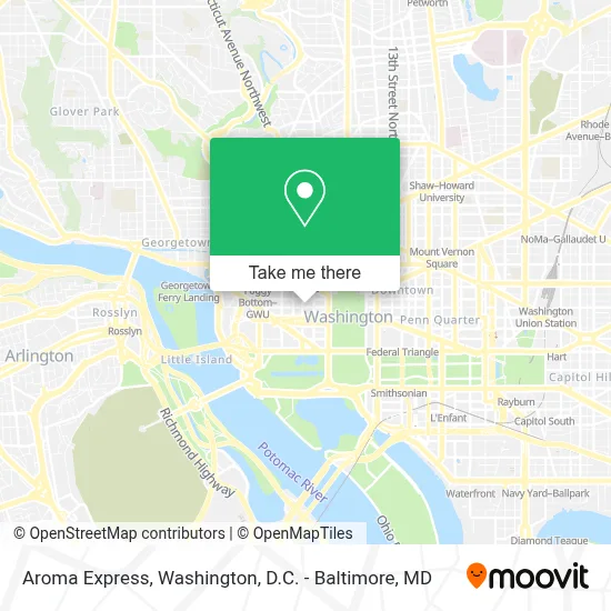 Aroma Express map
