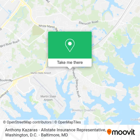Anthony Kazaras - Allstate Insurance Representative map