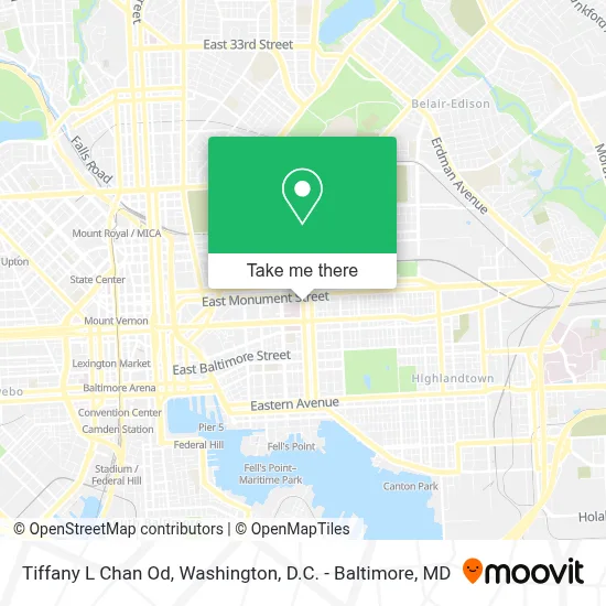 Tiffany L Chan Od map