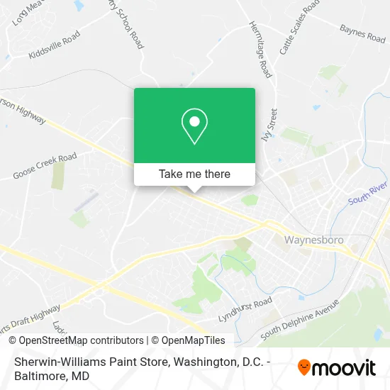 Sherwin-Williams Paint Store map