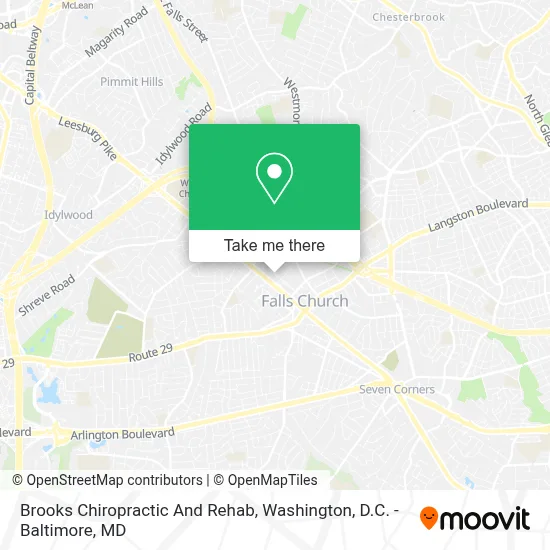 Brooks Chiropractic And Rehab map