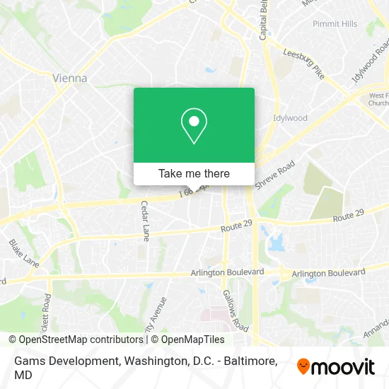 Gams Development map