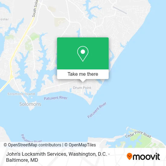 John's Locksmith Services map