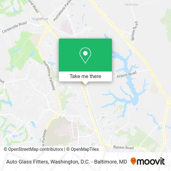 Auto Glass Fitters map
