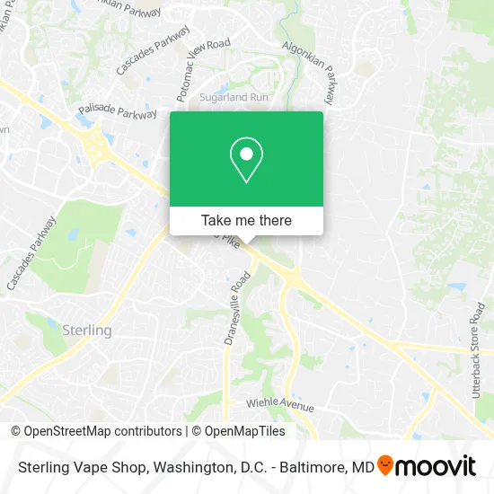 Sterling Vape Shop map