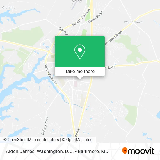 Alden James map