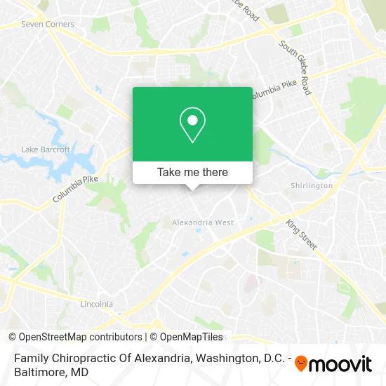 Family Chiropractic Of Alexandria map