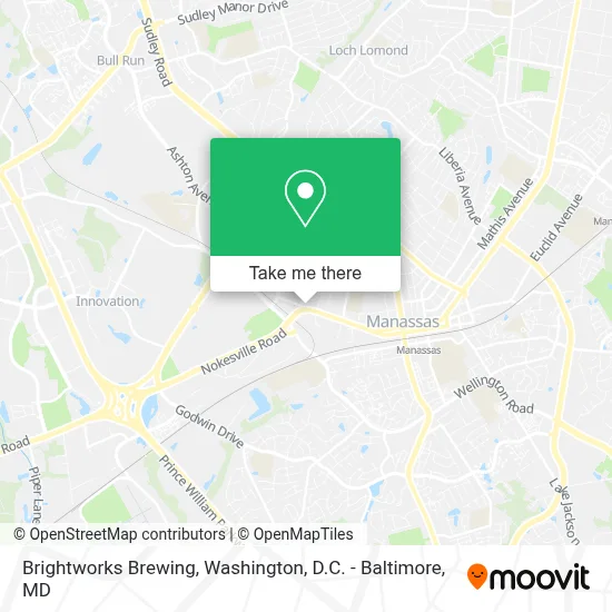 Brightworks Brewing map