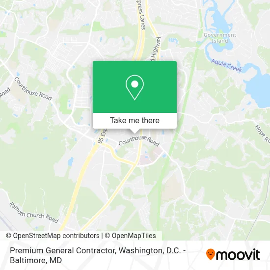 Premium General Contractor map