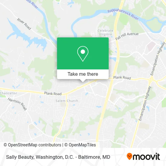 Sally Beauty map