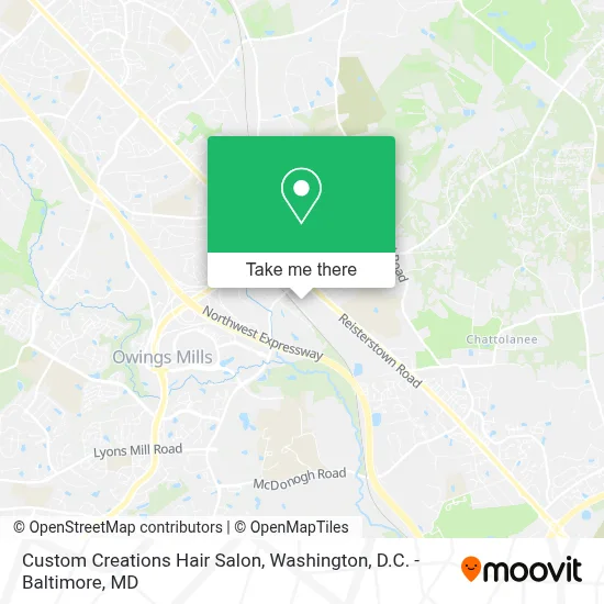 Custom Creations Hair Salon map