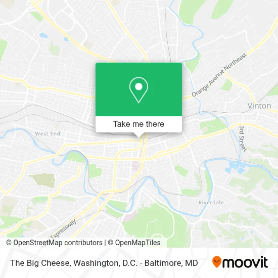 The Big Cheese map