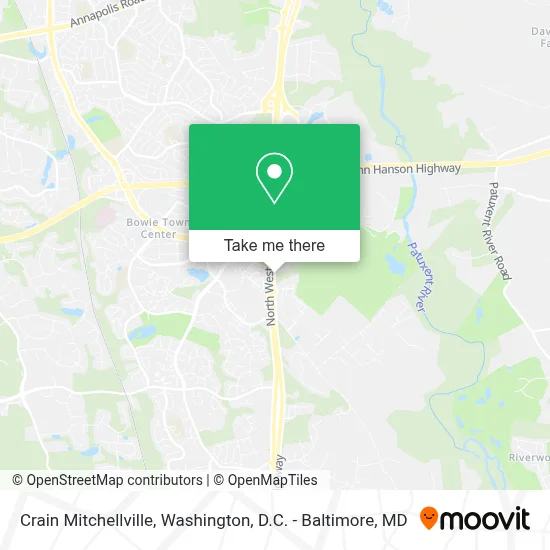 Crain Mitchellville map