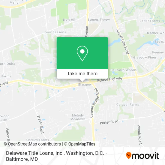 Delaware Title Loans, Inc. map