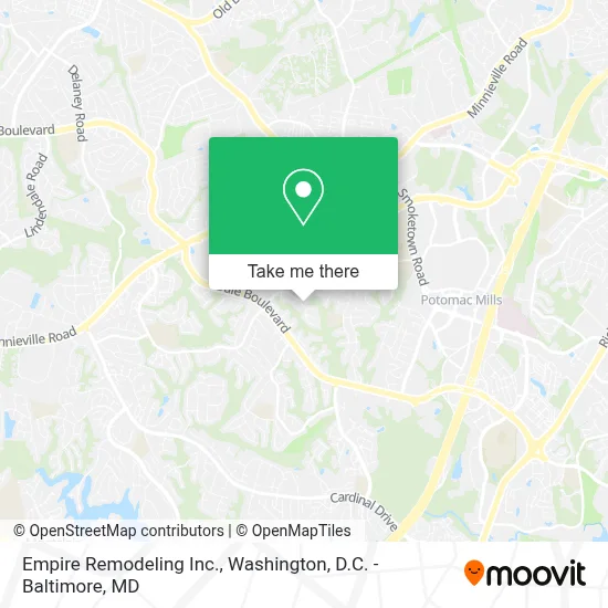 Empire Remodeling Inc. map