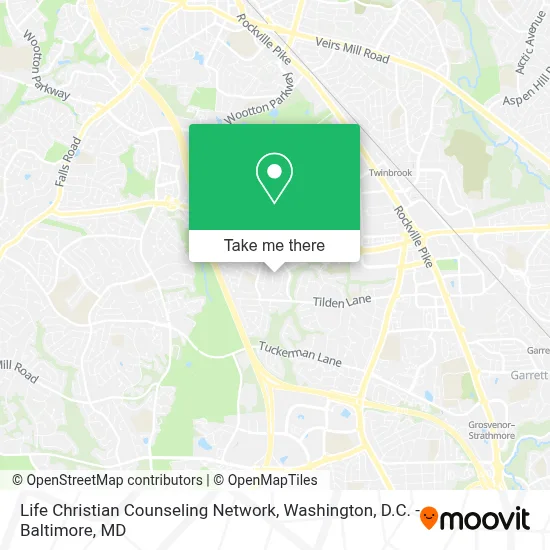 Life Christian Counseling Network map