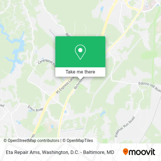 Eta Repair Ams map