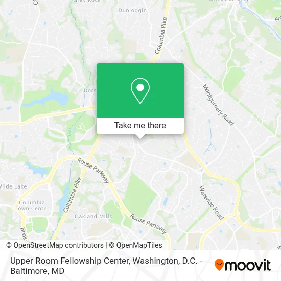 Upper Room Fellowship Center map