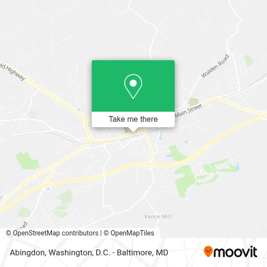 Abingdon map