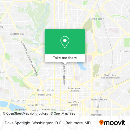 Dave Spotlight map