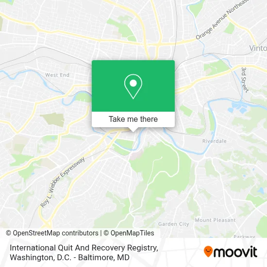 International Quit And Recovery Registry map