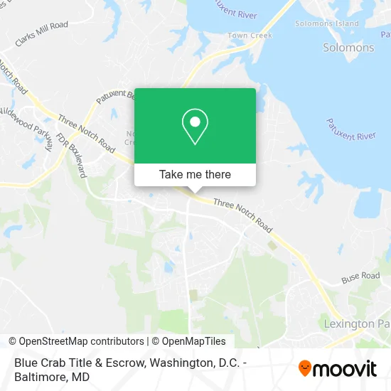 Blue Crab Title & Escrow map
