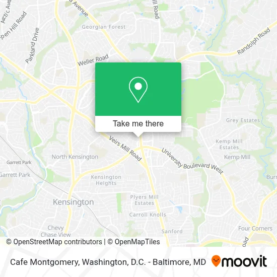 Cafe Montgomery map