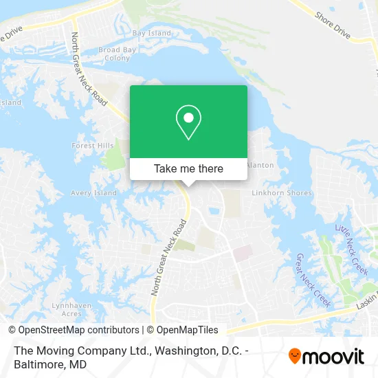 The Moving Company Ltd. map