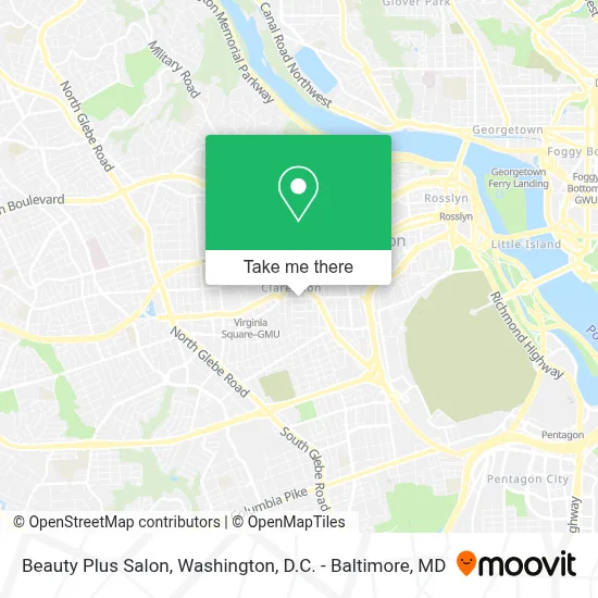 Beauty Plus Salon map