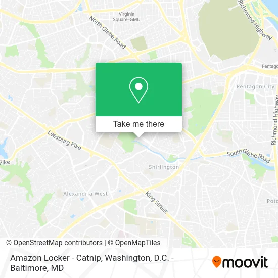 Amazon Locker - Catnip map